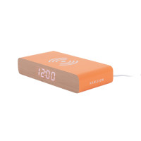 Budík Retro Flat LED Karlsson KA6039OR, 8cm